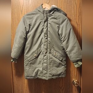 Cat & Jack Olive Green Puffer Jacket